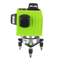 Outil de mesure croisée de 360 ​​° de nivellement de niveau de vert de laser de la ligne 12 vert 3D de 3D