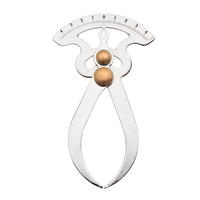 Outil de mesure dangle de jauge de capuchon rapporteur règle de mesure en aluminium menuisier