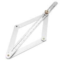 Outil de mesure dangle universel à onglets de 15 pouces,  règle,  cadre,  outils de mesure du bois,  mesures multiples
