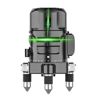 Outil de mesure de croix verticale horizontale de machine de niveau laser de couleur verte de 5 lignes