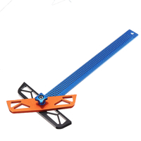 Outil de mesure de menuiserie en alliage daluminium pour règle en bois de type T 300mm / 400mm