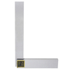 Outil de mesure de mesure de bâtiment métrique de charpentiers de charpente en acier de 250 x 160 mm
