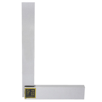 Outil de mesure de mesure de bâtiment métrique de charpentiers de charpente en acier de 250 x 160 mm