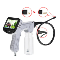 Outil de nettoyage de climatisation de voiture de moniteur de 4, 3 pouces,  contraste visuel à main à effet endoscope avec