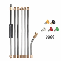 Outil de nettoyage de gouttière pour rallonge de laveuse à pression et accessoire de nettoyeur de gouttière