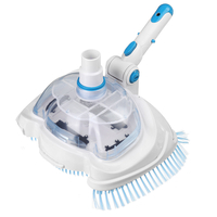 Outil de nettoyage de piscine de brosse de nettoyage de tête de réservoir daspiration de vide de piscine