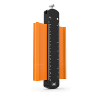 Outil de profil de duplicateur de jauge de Contour élargi de 6/10 pouces avec serrure en alliage de bord façonnant la rè