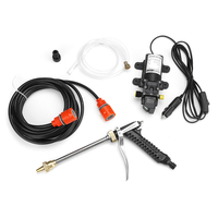 Outil de pulvérisation de rondelle électrique portative de pompe de lavage de voiture de ménage de 12V 100W
