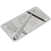 Outil de règle dinspection concave de Pipeline Ulnar de test de jauge de soudure de jauge de puits de tuyau 0-20mm