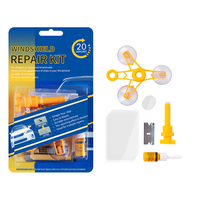 Outil de réparation de pare-brise Kit de restauration de fissures de rayures de vitres de voiture