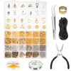 Outil de réparation de pince de kit de fabrication de bijoux 900Pcs avec des fils de perles et des résultats de bijoux