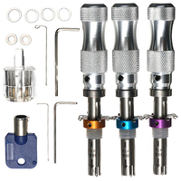 Outil de réparation de serrurier de cylindre 3 pièces 7Pin outil de sélection tubulaire accessoires de voiture et de véh
