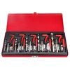 Outil de réparation de taraudage 131PCS M5X0.8X6.7mm,  M6X1.0X10.8mm,  M8X1.25X10.8mm,  M10X1.5X13.5mm,  M12X1.75X16.3mm,  ta