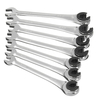 Outil de réparation en acier 8-14mm à tête flexible à clé à cliquet pour tube métrique