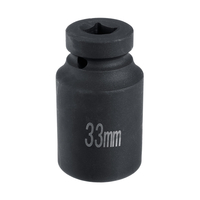 Outil de réparation pour douille à impact profond,  1/2 po,  33 mm,  acier allié,  noir