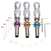 Outil de sélection tubulaire (7.0 PIN 7.5 PIN 7.8 PIN) -3 pièces pour One Kit doutils de serrurier Pacakge