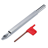 Outil de tournage en bois Ciseau en carbure de tungstène interchangeable Pointe Outil de tour Insert Coupeur Match en ac