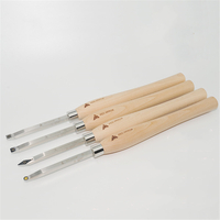 Outil de tournage en bois de flèche rouge coupe-insert en carbure avec poignée en bois outils de tour outil de travail d