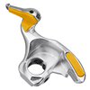 Outil de tête de canard de démontage de montage de changeur de pneu de voiture en acier inoxydable de 28 mm / 29 mm / 30