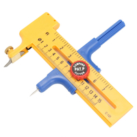 Outil en cuir de coupe de papier de caoutchouc de coupeur de cercle de boussole réglable 10mm-150mm