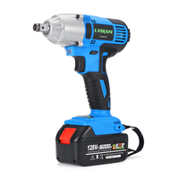 Outil électrique de perceuse de conducteur électrique de clé à choc sans fil de 128VF 330Nm / 16000mAh Li-ion Batterie L