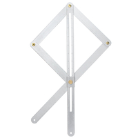 Outil multi de mesure dangle de rapporteur dalliage daluminium pour le plancher de travail du bois
