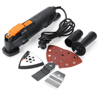 Outil multifonctionnel oscillant 300W universel multifonctionnel plastifieuse à bois tondeuse à bois avec lames de scie