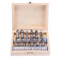 Outil rotatif de coupeur de travail en bois de carbure de tungstène dargent de 12 / 15pcs dargent réglé