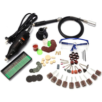 Outil rotatoire électrique à CA de 230V avec le kit doutil daxe flexible et les accessoires 105pcs