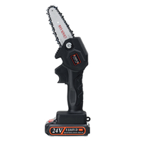 Outil de coupe portatif de travail du bois de scie électrique sans fil rechargeable 24V W / Batterie
