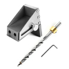 Outil de menuiserie pour kit de gabarit de perçage pour trou de poche