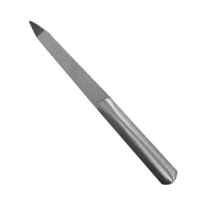 Outils à ongles Limes à ongles Outils de meulage à double face en acier inoxydable professionnels