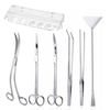Outils daquarium en acier inoxydable Aquascaping Tank Aquatic Plant Tweezers Ciseaux