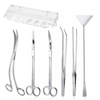 Outils daquarium en acier inoxydable Aquascaping Tank Aquatic Plant Tweezers Ciseaux