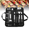Outils de barbecue en acier inoxydable Set Barbecue Grill Ustensile Accessoires Camping Cuisine en plein air