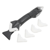 Outils de calfeutrage en silicone 3 en 1 Outil de retrait de mastic avec kit doutils 4 pièces