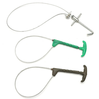 Outils de capture de porc de câble de contrôle de Rod dacier inoxydable plaqué de receveur de porc