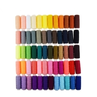 Outils de cordon de main de machine de bobine de fil de couture de polyester de couleurs de polyester de 250 yards