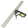 Outils de mesure précis Carré de combinaison en aluminium Matériel datelier de bricolage