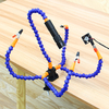Outils de soudage Banc de soudage Étau Table Clamp Station 5pcs Bras flexibles avec Flashligh