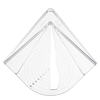 Outils en plastique de disposition de mesure de trouveur de centre en plastique outils pour le bois rond et sexangle