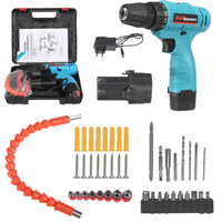 Outils rechargeables sans fil de main de projecteur de travail du lithium 2 de conducteur de percussion 2 de perceuse 12