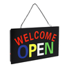 Ouvert LED Panneau Suspendu Panneau Lumineux Pub Club Party Porte Boutique Affichage Lampe Décor Décorations