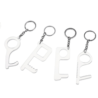 Ouvre-porte Mains Libres Sans Contact À Distance De Sécurité À Main Ouvre-porte Ergonomique Stylus Porte-clés Outil Tran