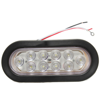 Ovale lampe étanche de 6 pouces arrêt de son tour 10 LED voitures de queue de feu arrière