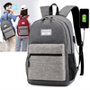 Oxford Cloth Laptop Bag Sac à dos avec sac de voyage avec port de charge externe pour tablette dordinateur portable