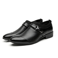 Oxford de grande taille en cuir décontracté pour hommes en cuir
