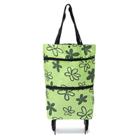Oxford pliable panier chariot chariot chariot chariot à roulettes marché sac de rangement extérieur