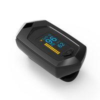 Oxymètre de pouls au doigt Pulsioximetro SpO2 PR OLED Moniteur de fréquence cardiaque à oxymètre rechargeable