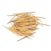 P048-J 100 Pcs / Pack Outil Dinstrument Électrique Plaqué Or De Tube De Bronze De Phosphore De Sonde Dessai De